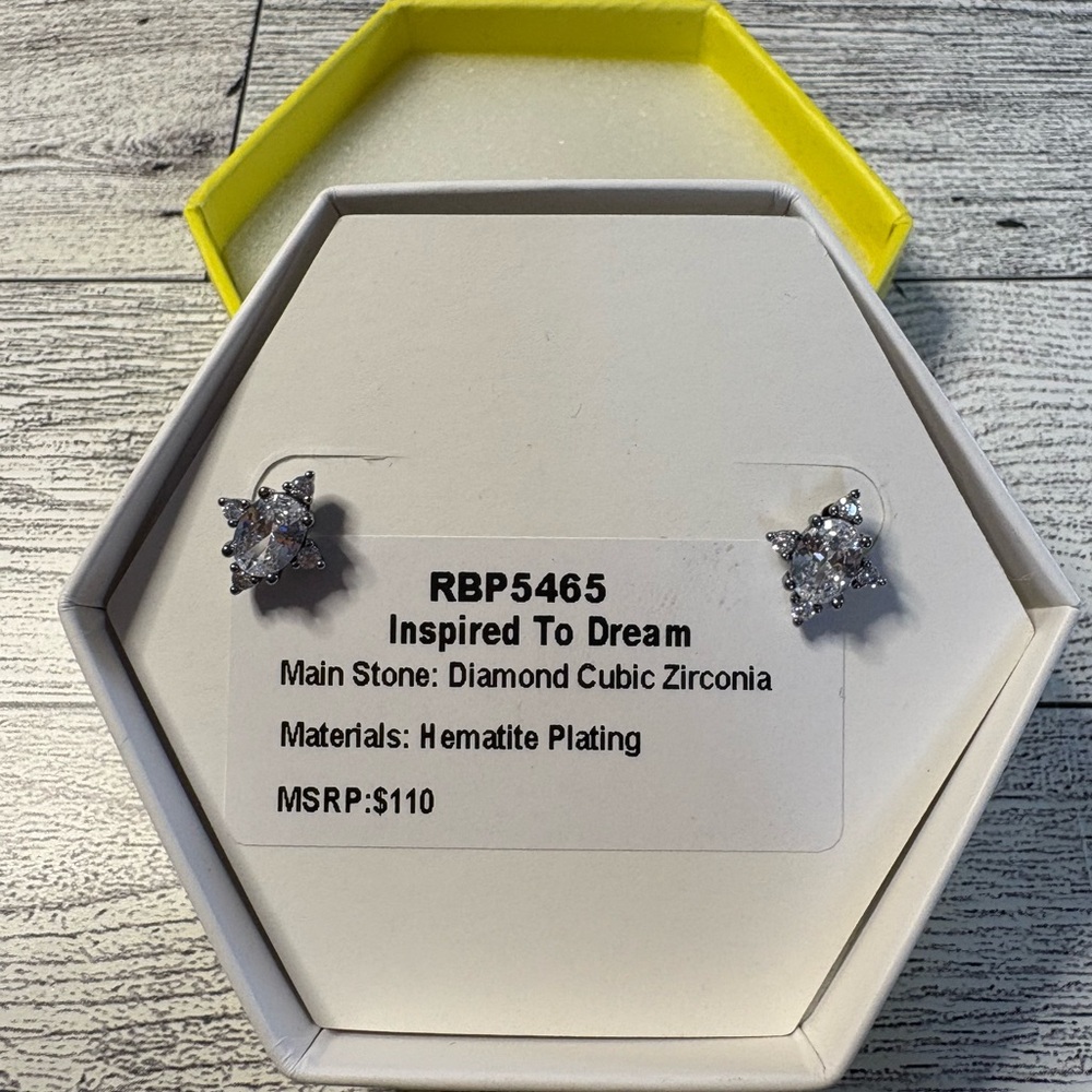 Inspired To Dream Star Earrings with Cubic Zirconia